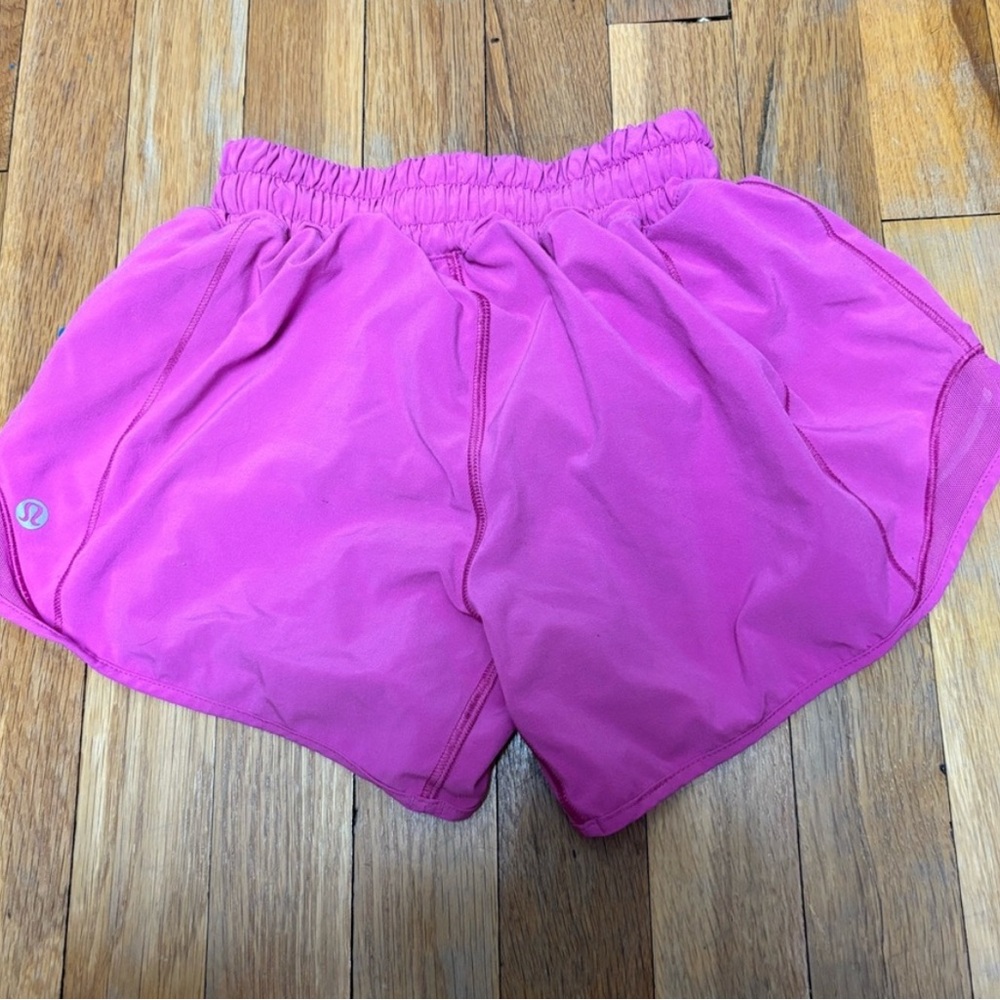 Lululemon Athletica Pink Athletic Shorts Lightweight Moisture-Wicking